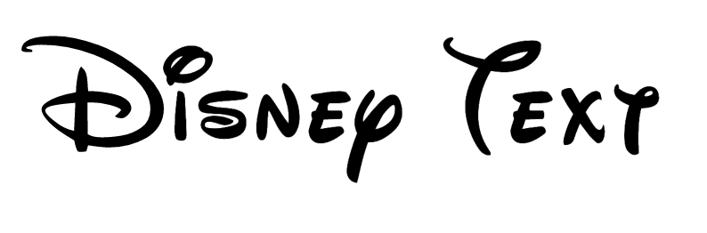 Disney Font Generator