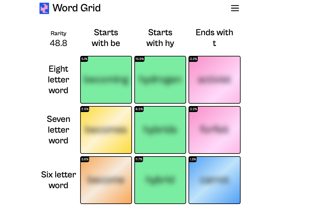 Word Grid Solver